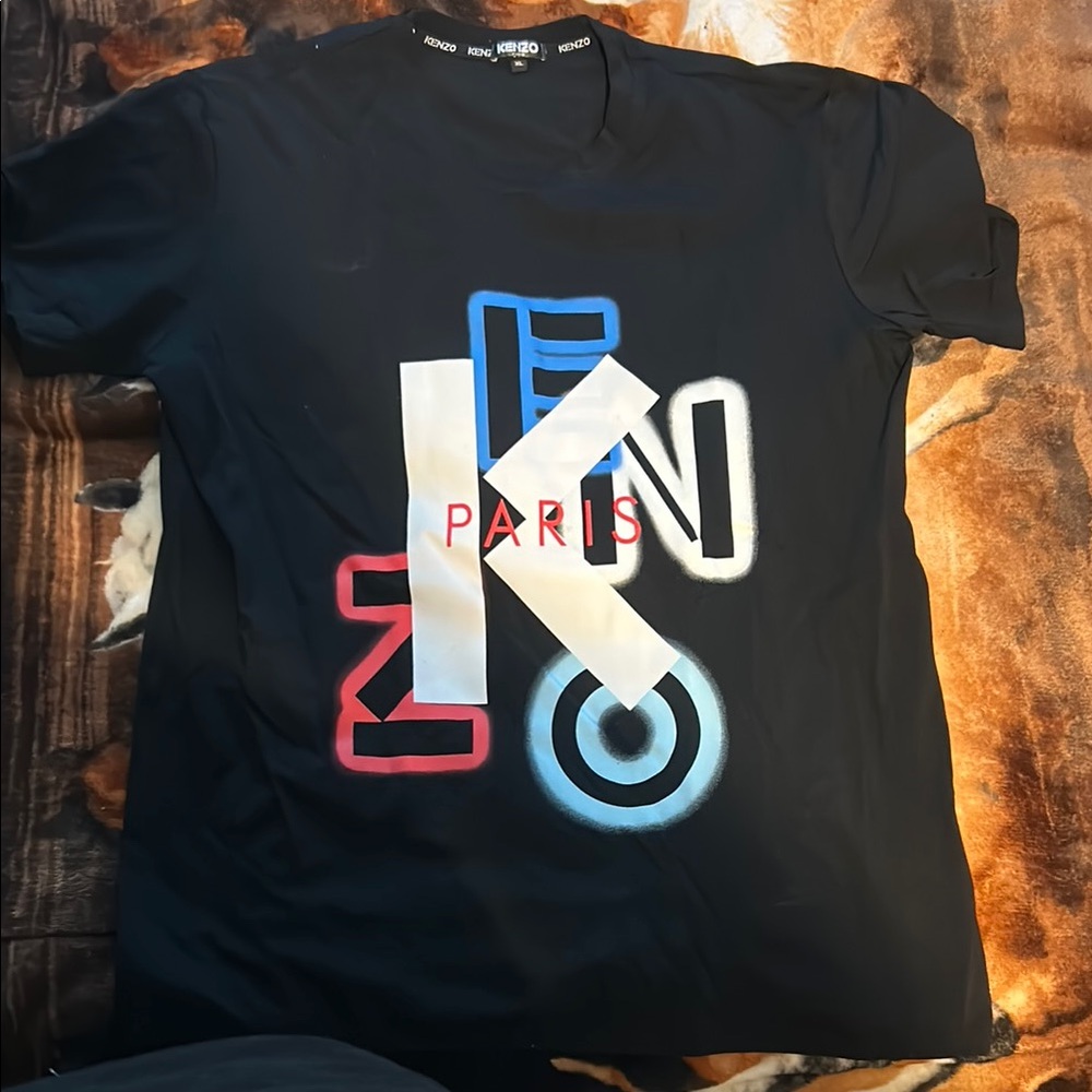 Kenzo Black Graphic T-Shirt